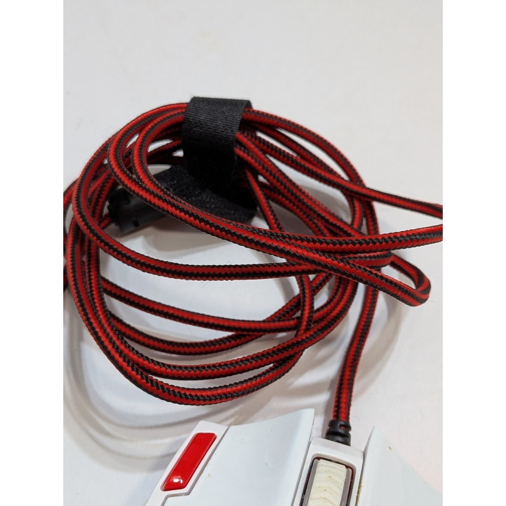 Redragon Gaming Mouse Unisex OS White Good M801 Mammoth 16400 DPI Wired Laser - Picture 3 of 5